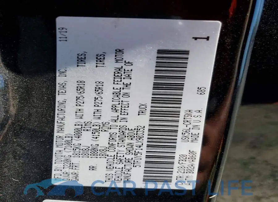 5TFUY5F14LX903352# 12