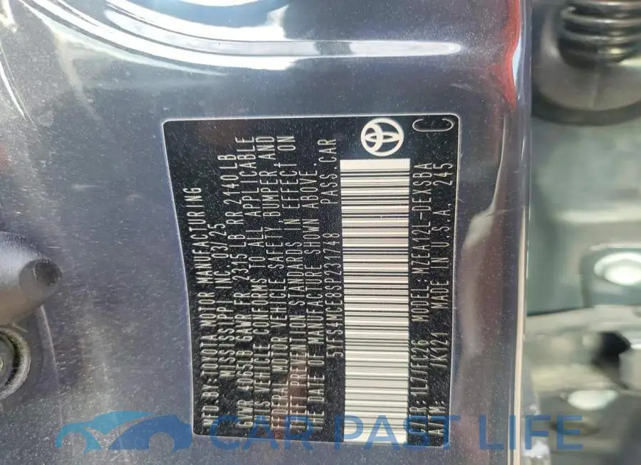 5YFS4MCE8SP231748# 12