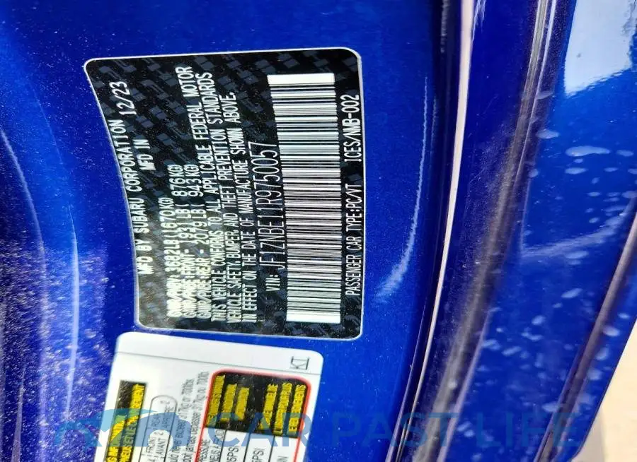 JF1ZNBE11R9750057# 13