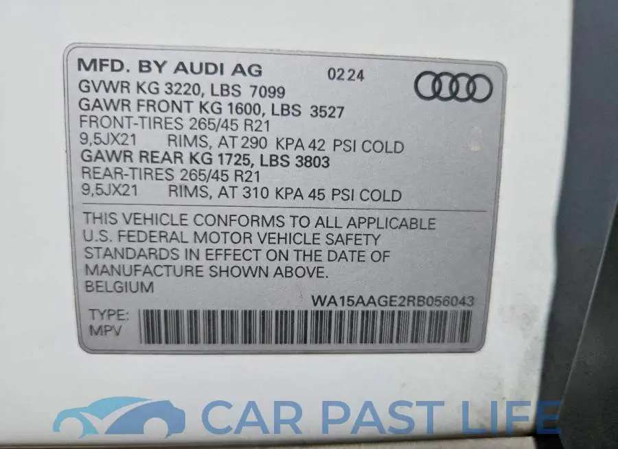 WA15AAGE2RB056043# 13