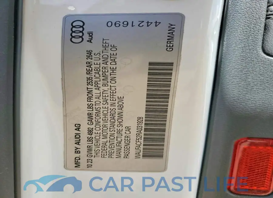 WAUFACF52RA031928# 13