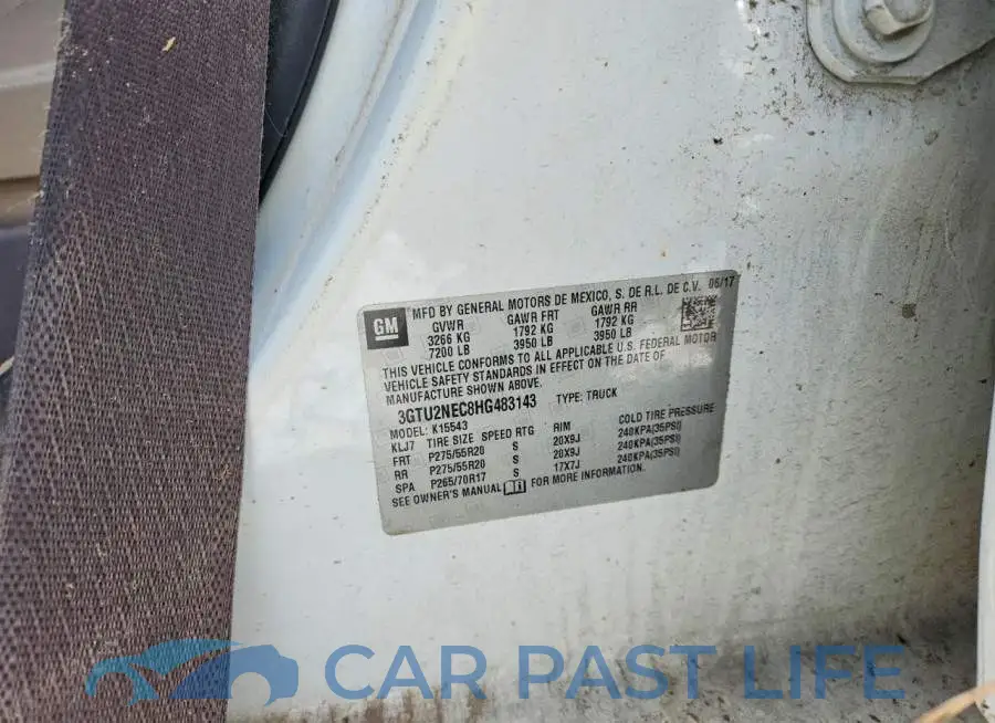 3GTU2NEC8HG483143# 12