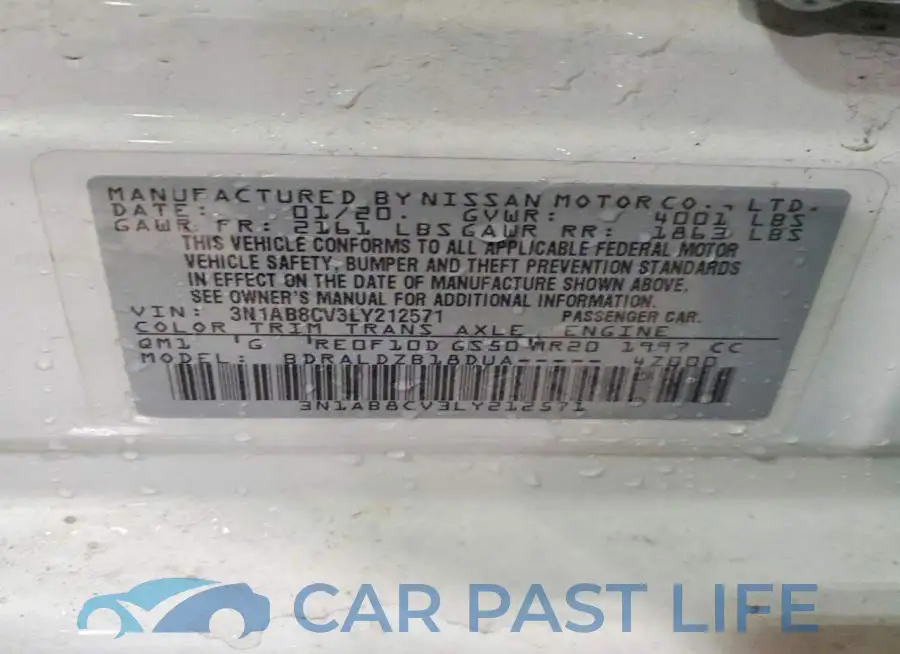 3N1AB8CV3LY212571# 12