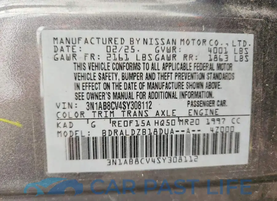 3N1AB8CV4SY308112# 13