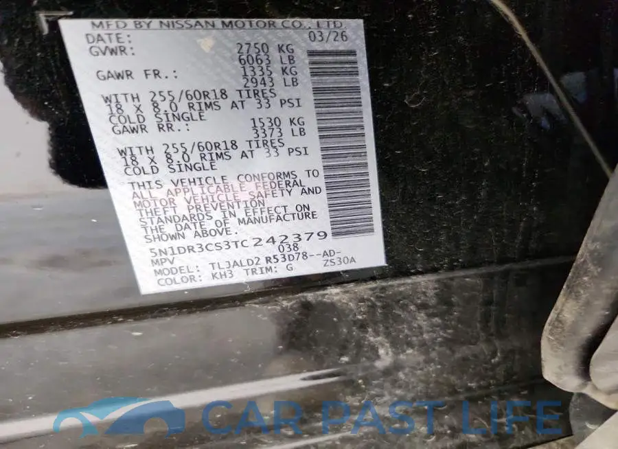 5N1DR3CS3TC242379# 14