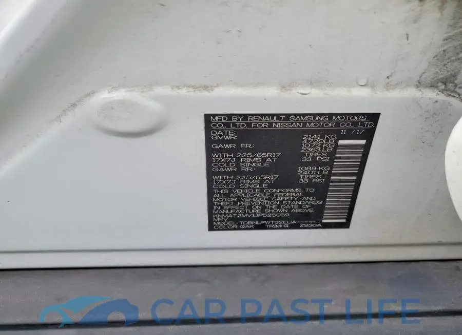 KNMAT2MV1JP525039# 12