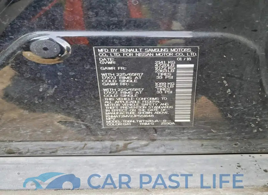 KNMAT2MV2JP551648# 13