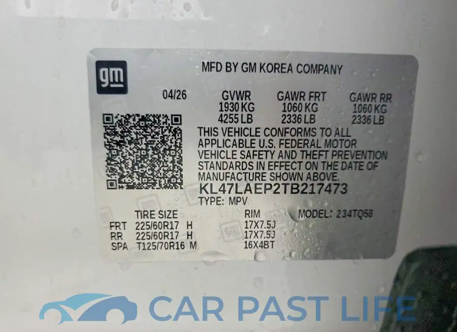 KL47LAEP2TB217473# 13
