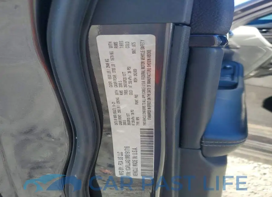 1C4RJJAG1M8191716# 12