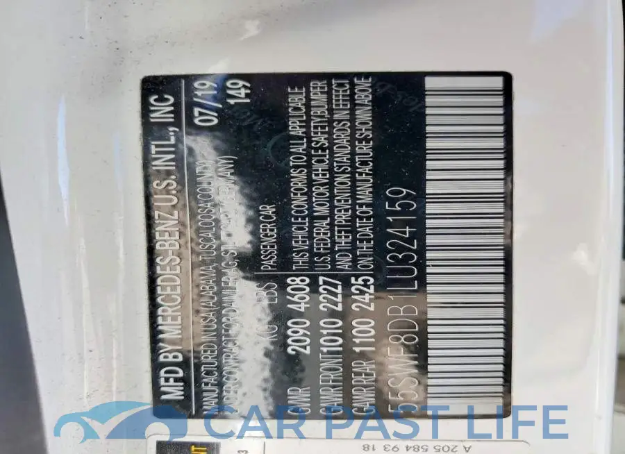 55SWF8DB1LU324159# 12