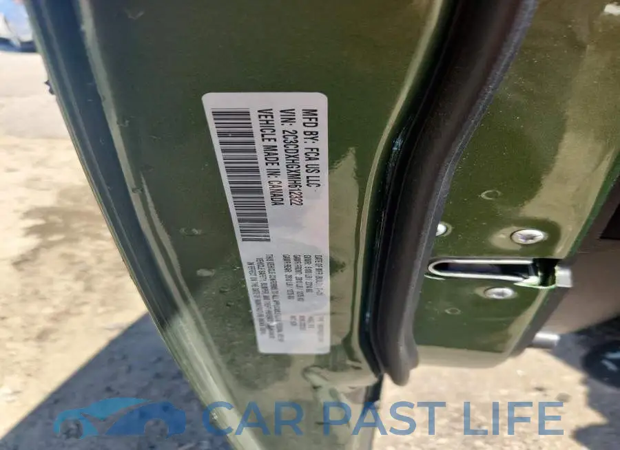 2C3CDXHGXMH612322# 12