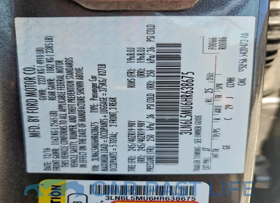 3LN6L5MU6HR638675# 12