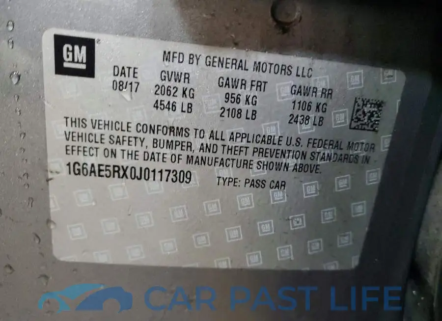 1G6AE5RX0J0117309# 12