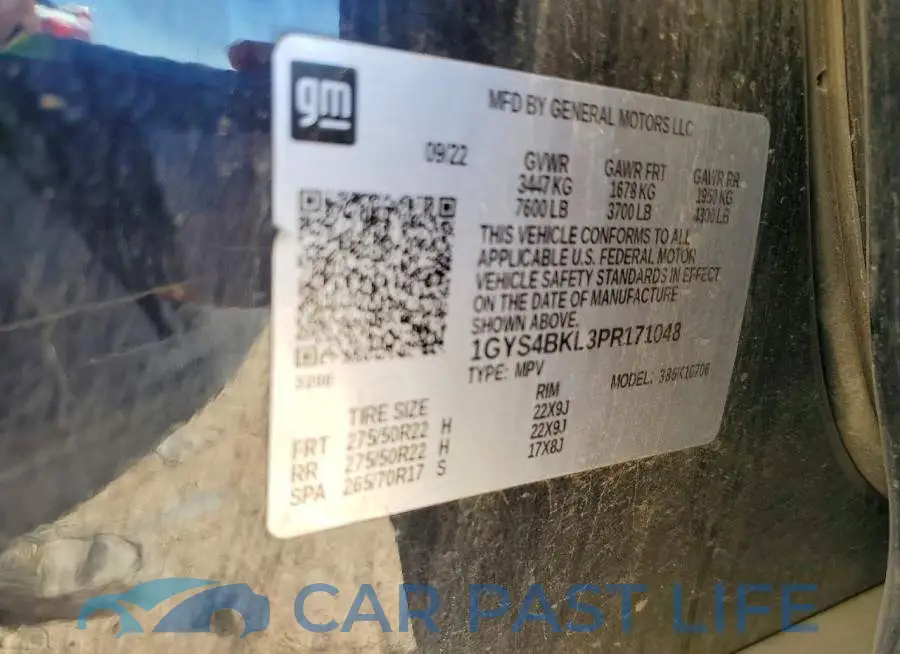 1GYS4BKL3PR171048# 13