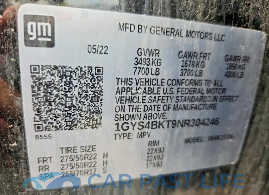 1GYS4BKT9NR304246# 14