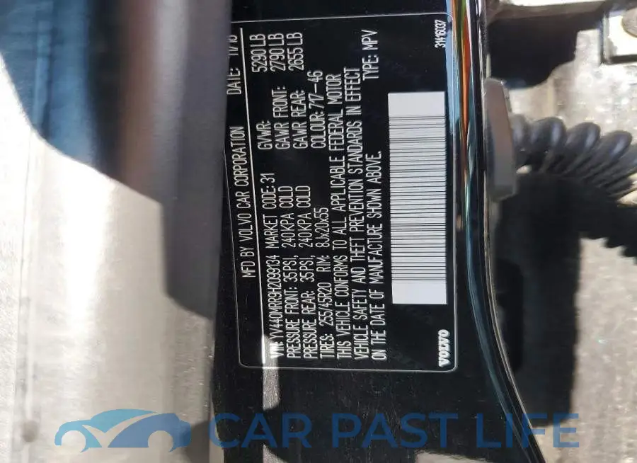 YV440MRR9H2099134# 12