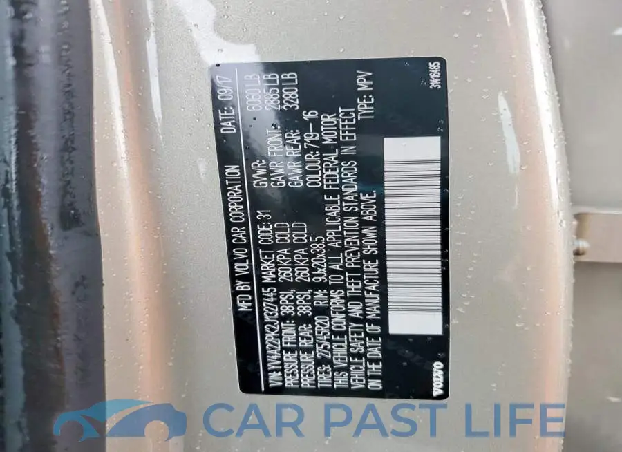 YV4A22PK2J1327445# 14