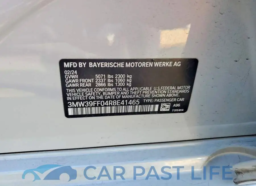 3MW39FF04R8E41465# 13