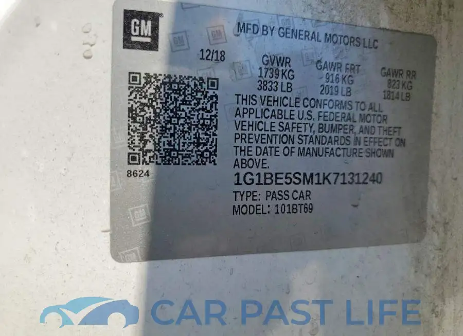 1G1BE5SM1K7131240# 13