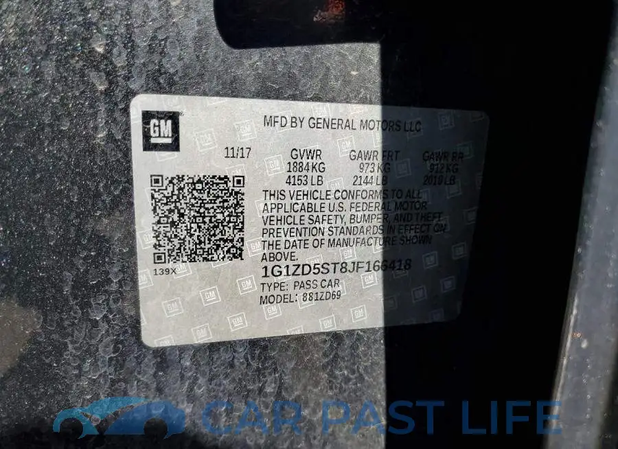 1G1ZD5ST8JF166418# 12