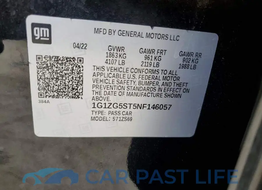 1G1ZG5ST5NF146057# 12