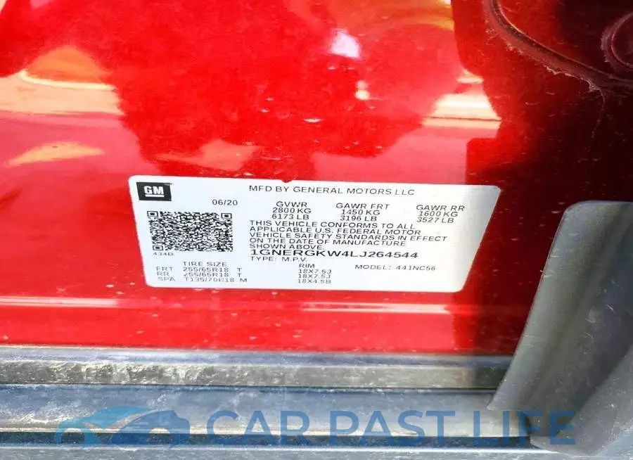 1GNERGKW4LJ264544# 13