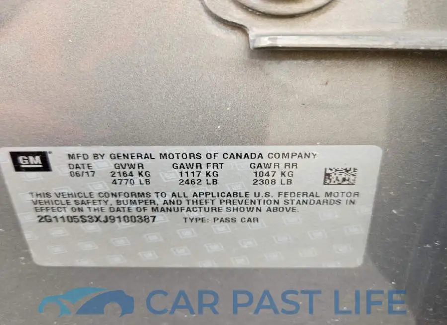 2G1105S3XJ9100387# 13