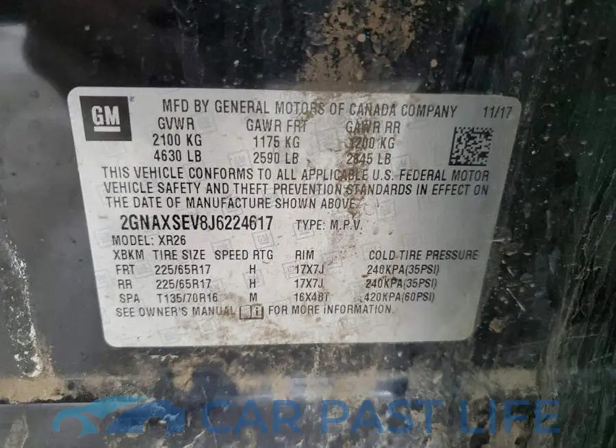 2GNAXSEV8J6224617# 13