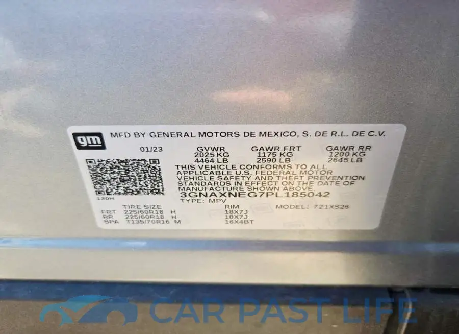 3GNAXNEG7PL185042# 13