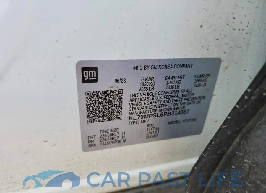 KL79MPSL6PB214367# 12