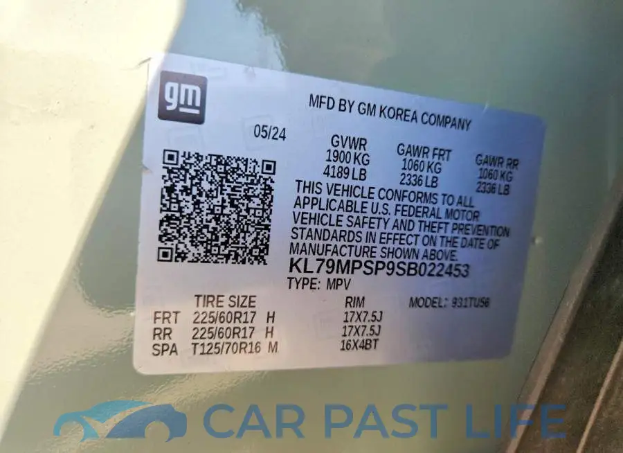 KL79MPSP9SB022453# 14