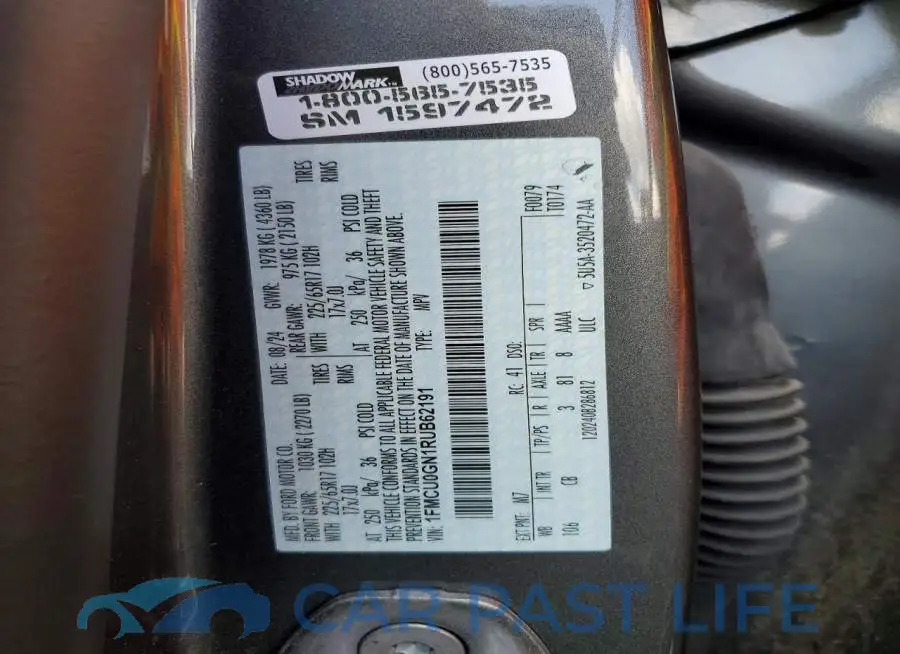1FMCU0GN1RUB62191# 12