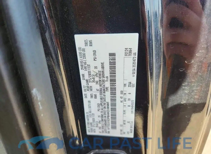 1FTEX1EP8HKD38985# 12