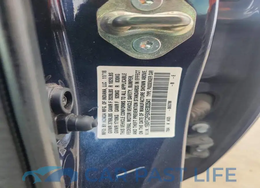 19XFC2F6XKE003541# 12