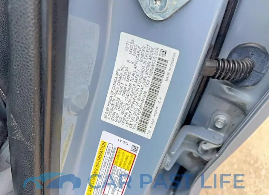 2HGFE2F56NH541939# 10
