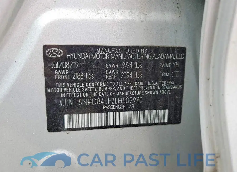 5NPD84LF2LH509970# 12
