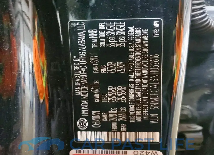 5NMJFCAE3NH052616# 14