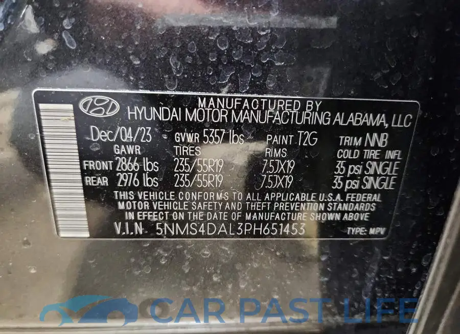 5NMS4DAL3PH651453# 13