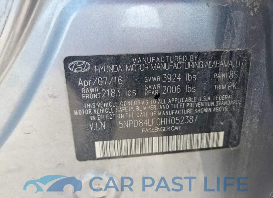 5NPD84LF0HH052387# 12