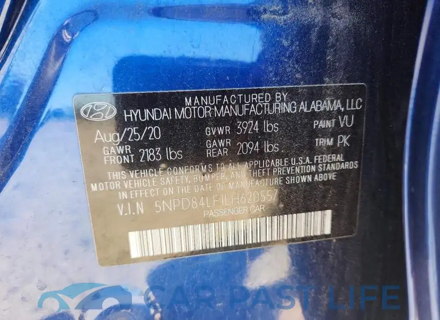 5NPD84LF1LH620557# 12