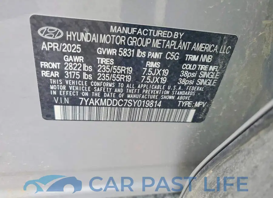 7YAKMDDC7SY019814# 13