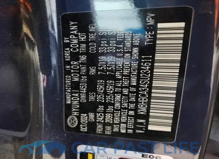 KM8HBCA34SU234611# 12