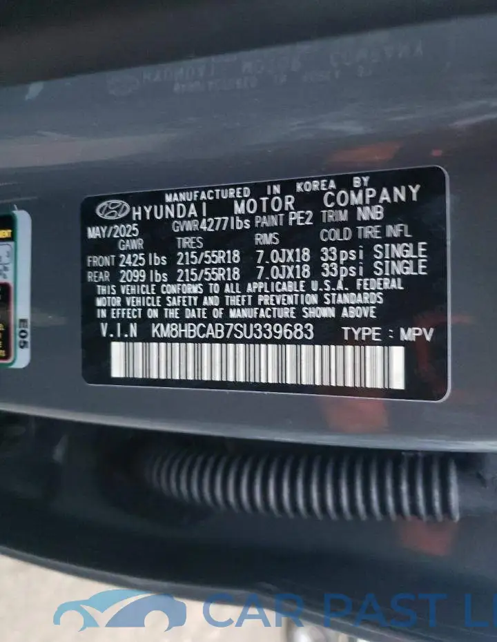 KM8HBCAB7SU339683# 12