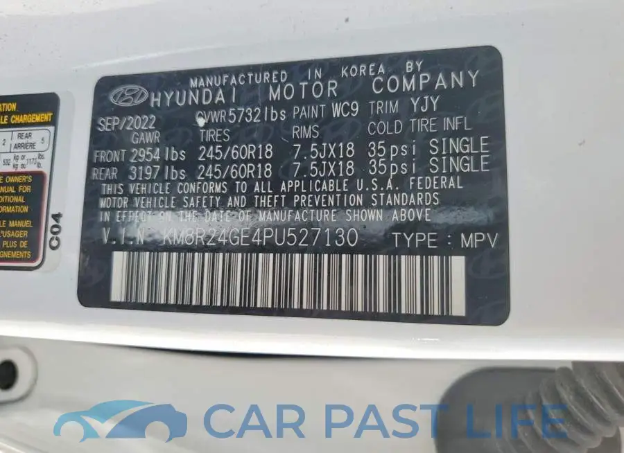 KM8R24GE4PU527130# 13