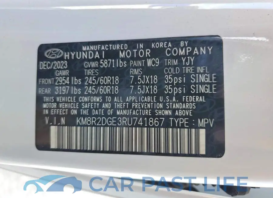 KM8R2DGE3RU741867# 13