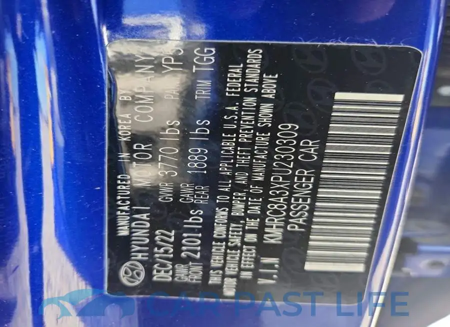 KMHRC8A3XPU230309# 12
