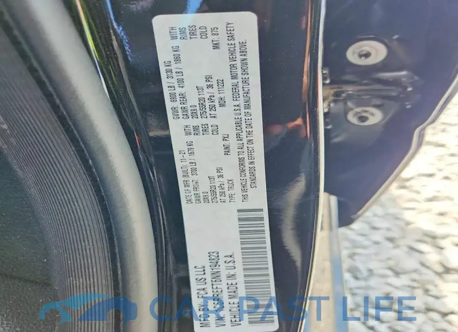 1C6RREFT6NN194823# 13