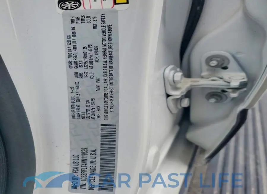 1C6SRFLT4NN119629# 12