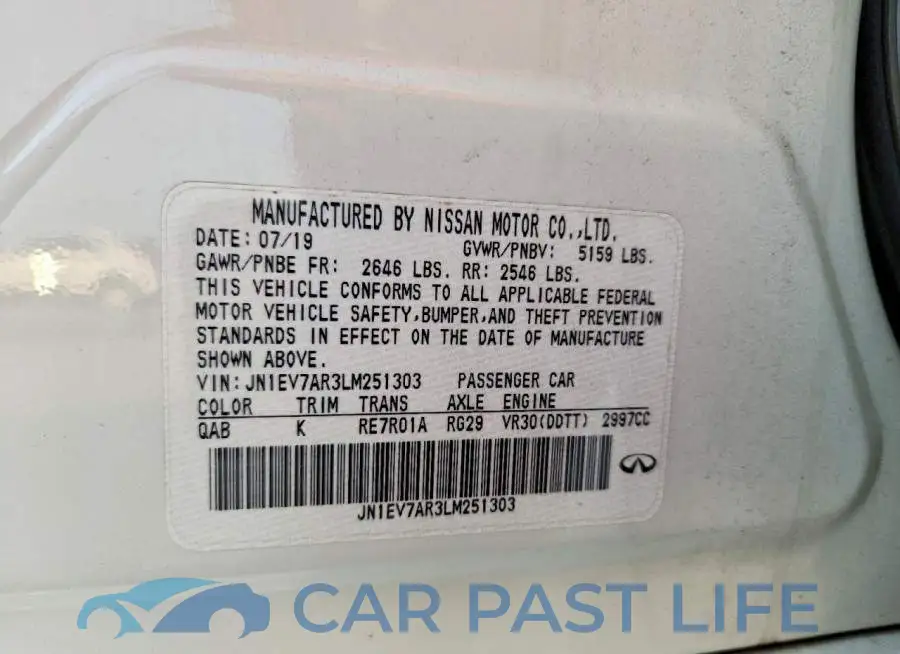 JN1EV7AR3LM251303# 12