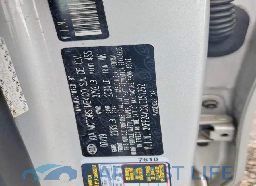 3KPF24AD3LE151262# 12
